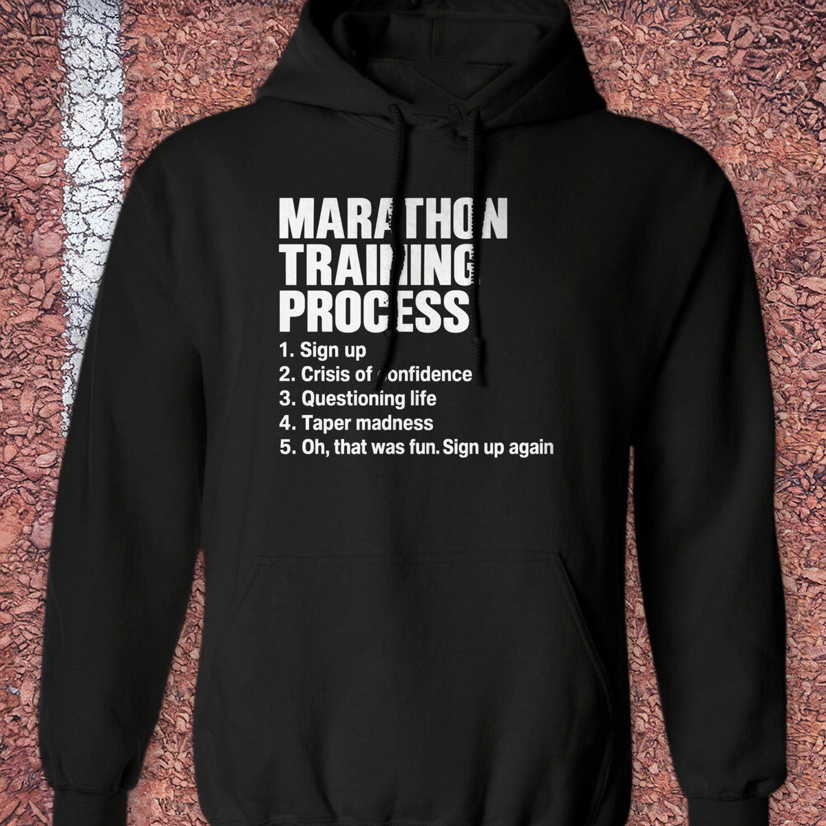 Training Process Hoodie - Black
