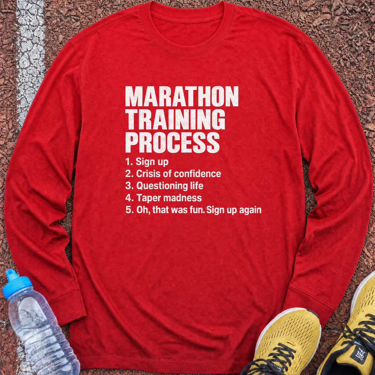Training Process Long Sleeve - Red