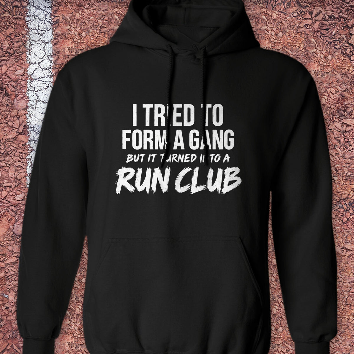Tried to Form a Gang Hoodie - Black