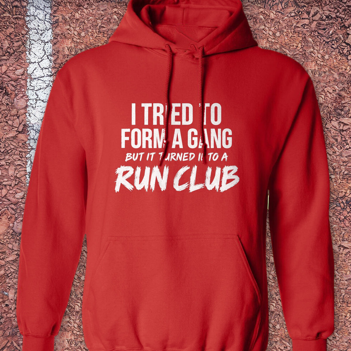 Tried to Form a Gang Hoodie - Red