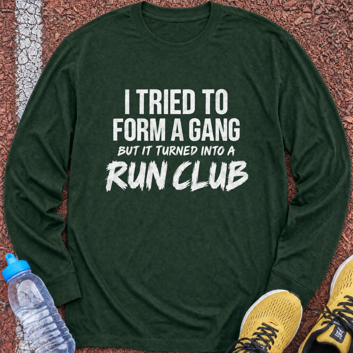 Tried to Form a Gang Long Sleeve - Forest Green
