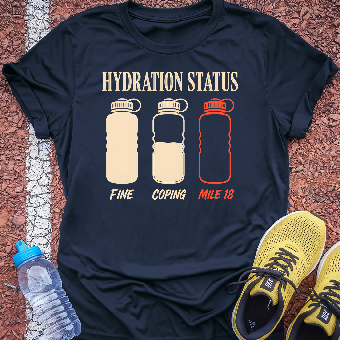 Hydration Status T-Shirt - Navy