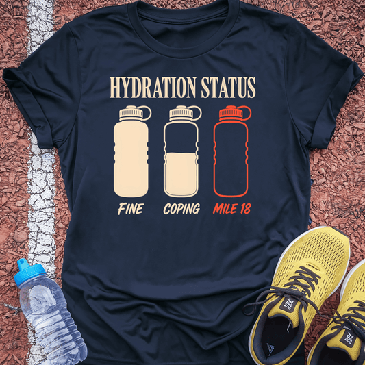 Hydration Status T-Shirt - Navy