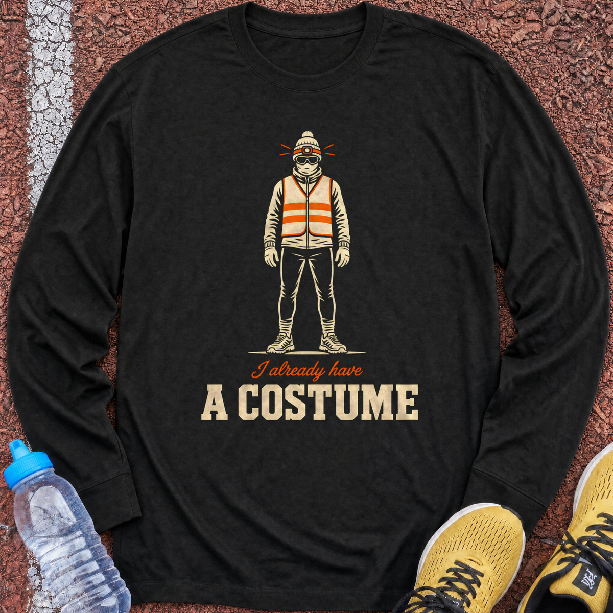 I Already Have A Costume Long Sleeve - Black