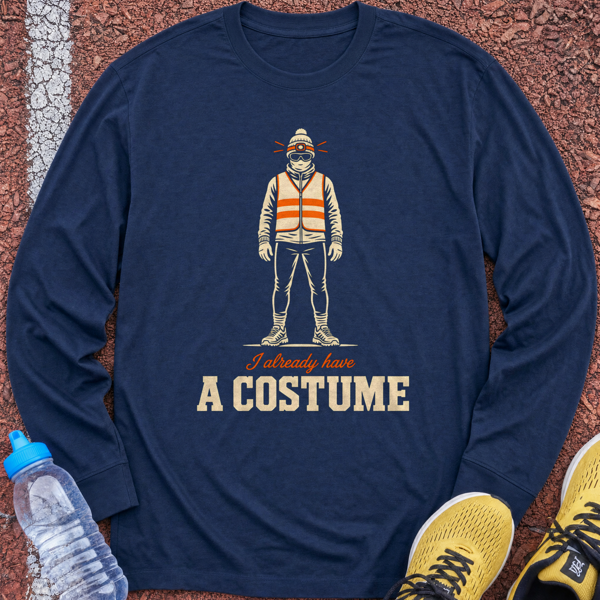 I Already Have A Costume Long Sleeve - Navy