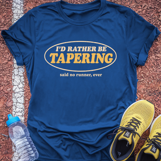 I'd Rather Be Tapering T-Shirt - Royal