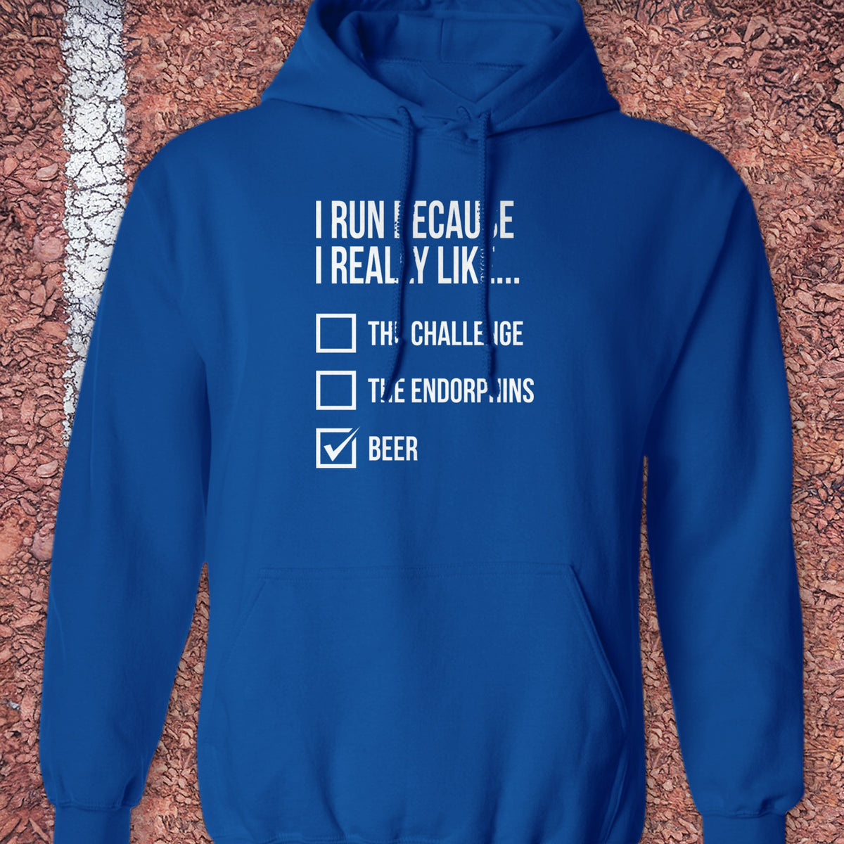 I Really Like Beer Hoodie - Royal