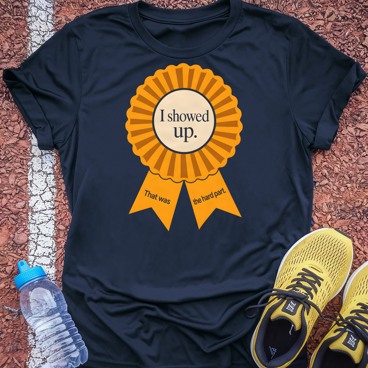 I Showed Up T-Shirt - Navy