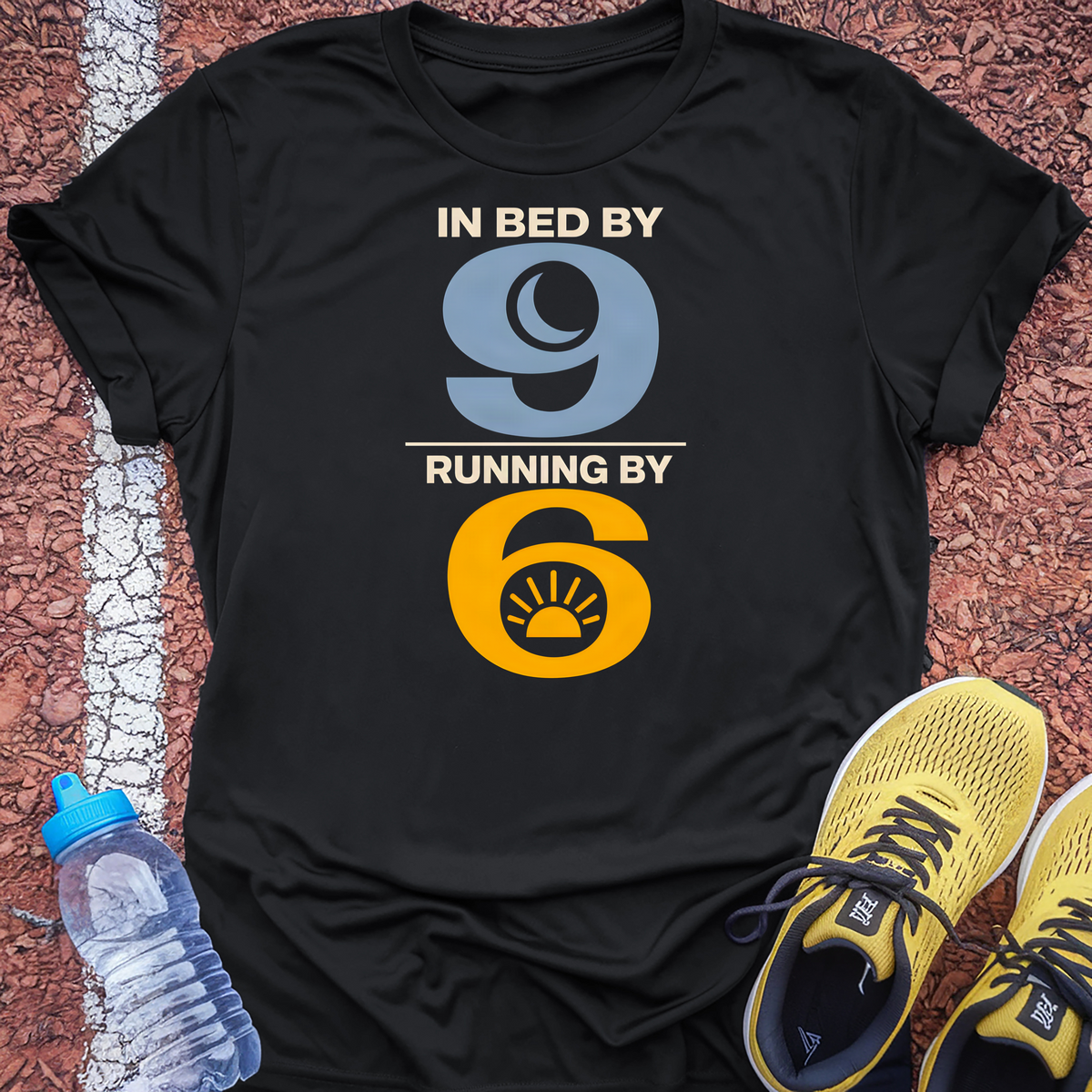 In Bed by 9 T-Shirt - Black