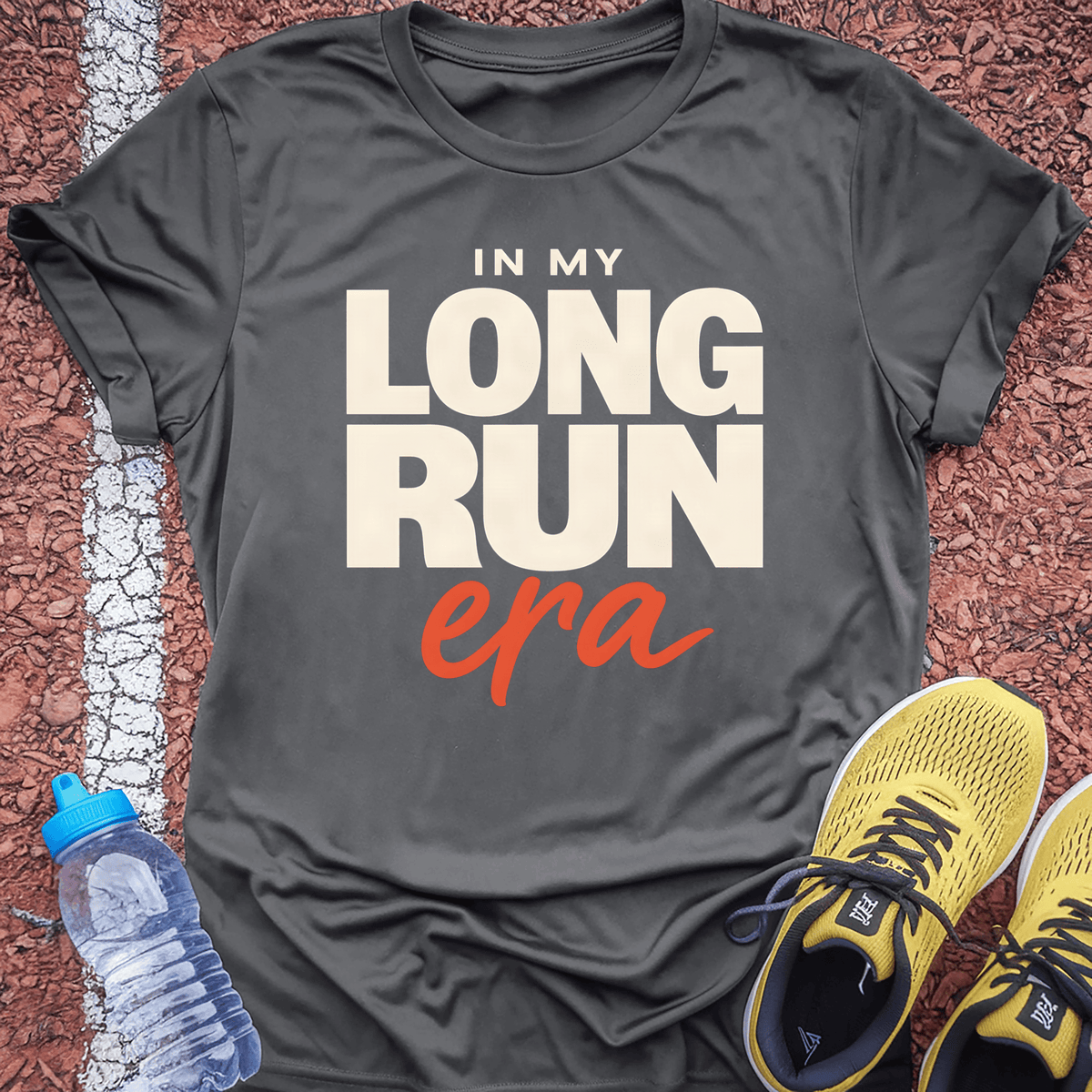 In My Long Run Era T-Shirt - Charcoal