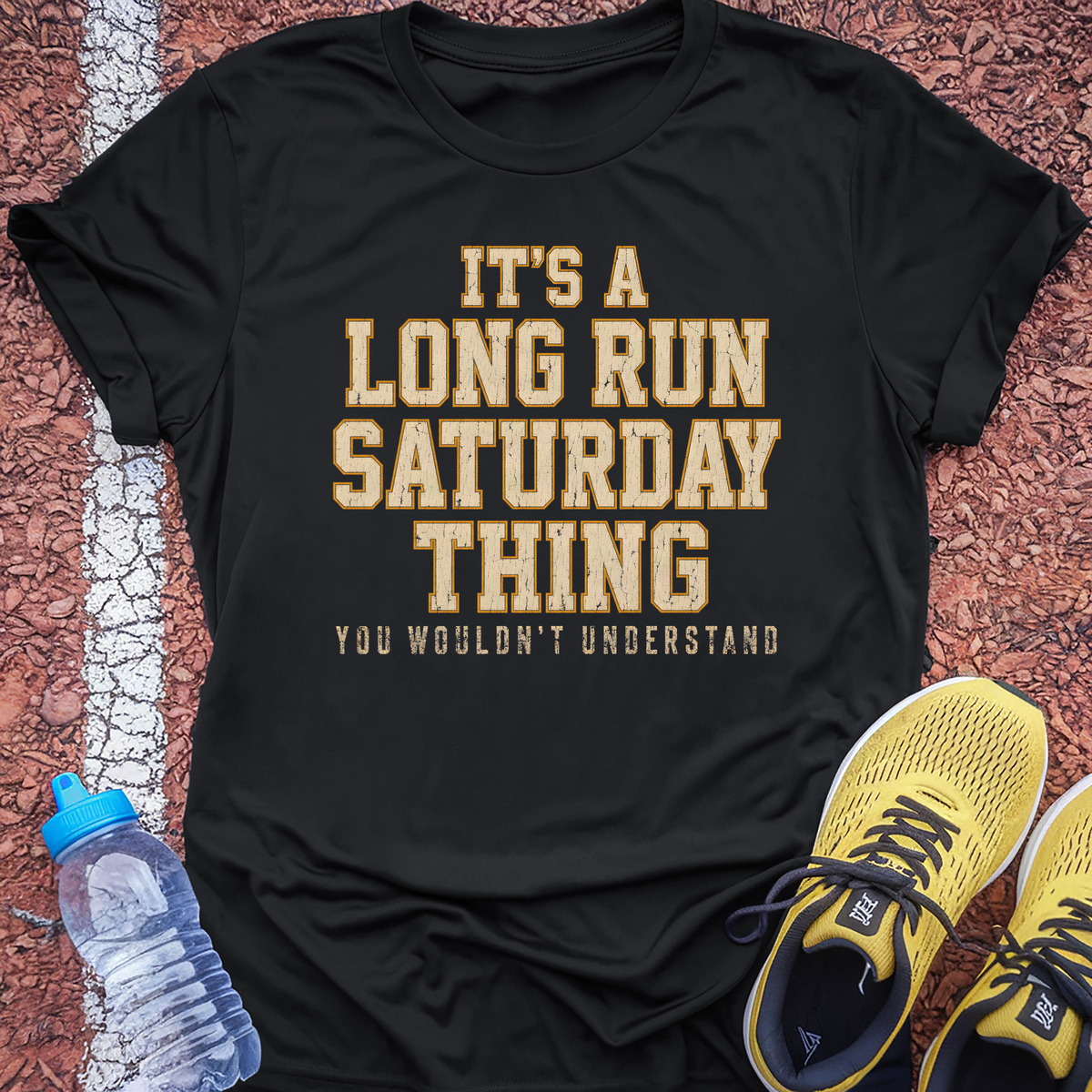 It's A Long Run Saturday Thing T-Shirt - Black