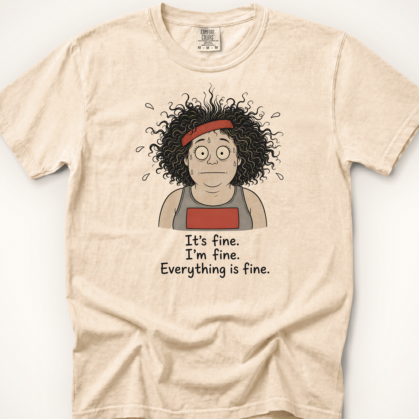 It's Fine I'm Fine T-Shirt - Ivory