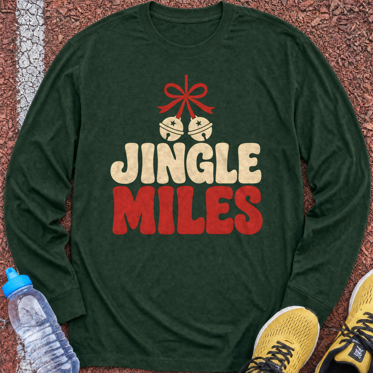 Jingle Miles Long Sleeve - Forest Green