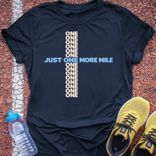 Just One More Mile Navy T-Shirt - Navy