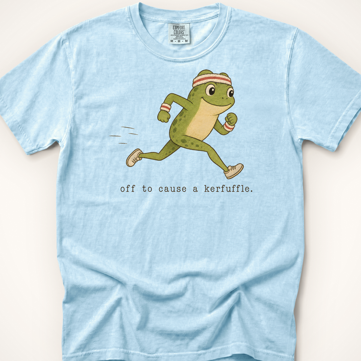 Kerfuffle Frog T-Shirt - Chambray