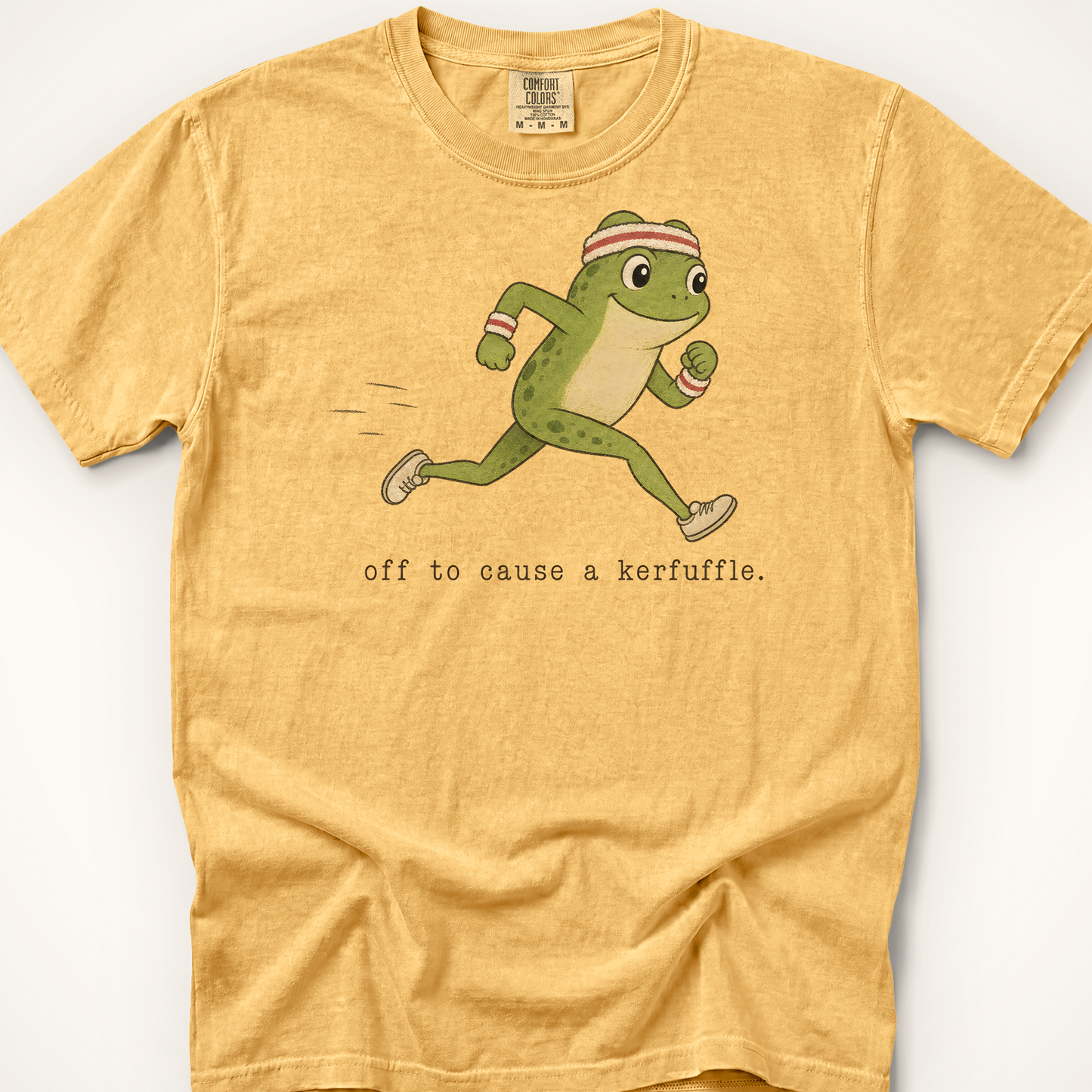 Kerfuffle Frog T-Shirt - Mustard