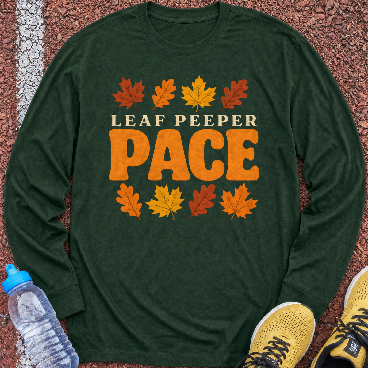 Leaf Peeper Pace Long Sleeve - Forest Green