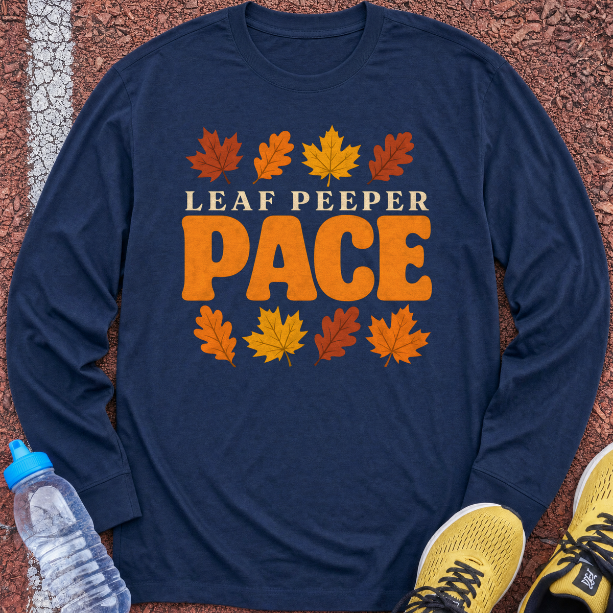 Leaf Peeper Pace Long Sleeve - Navy