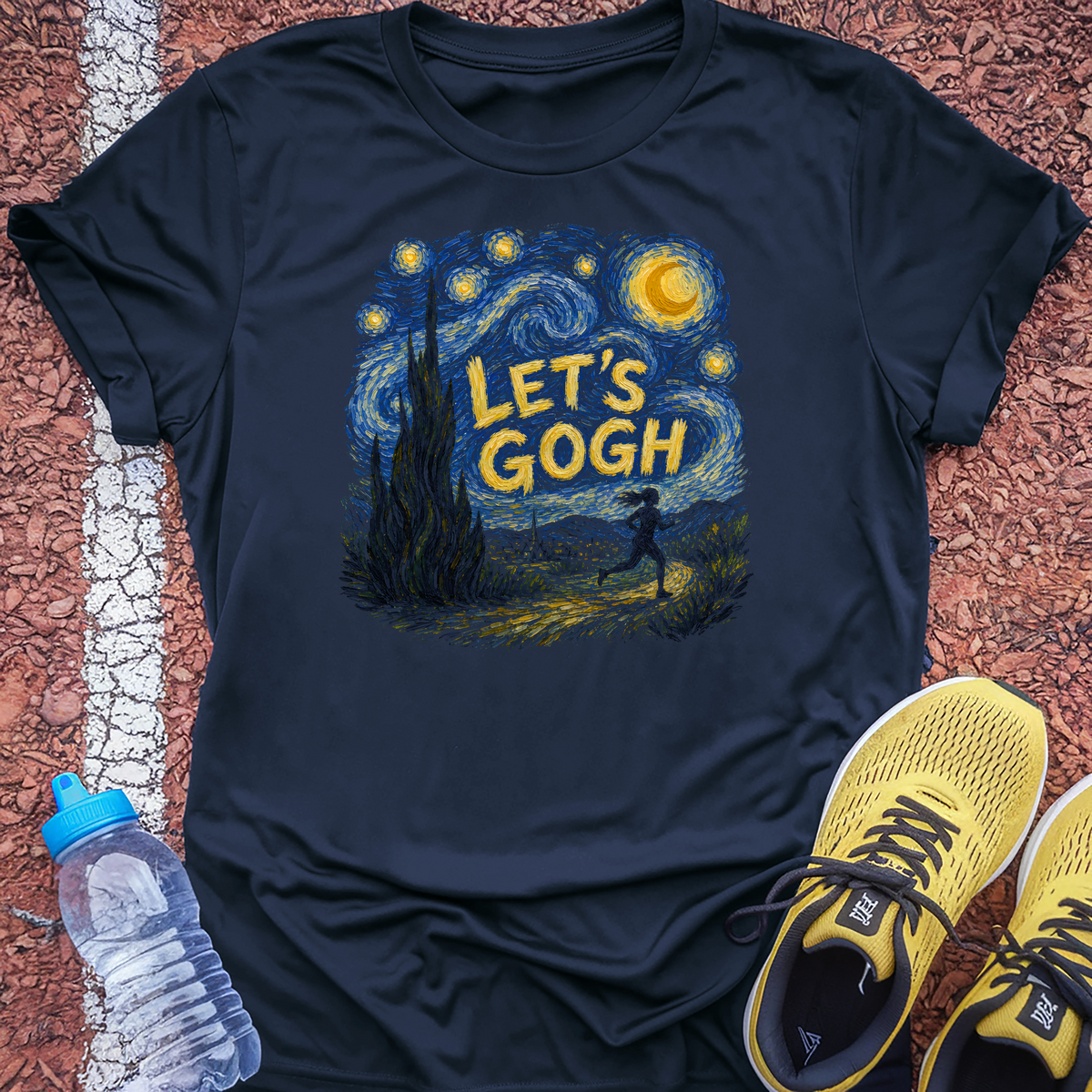 Let's Gogh T-Shirt - Navy