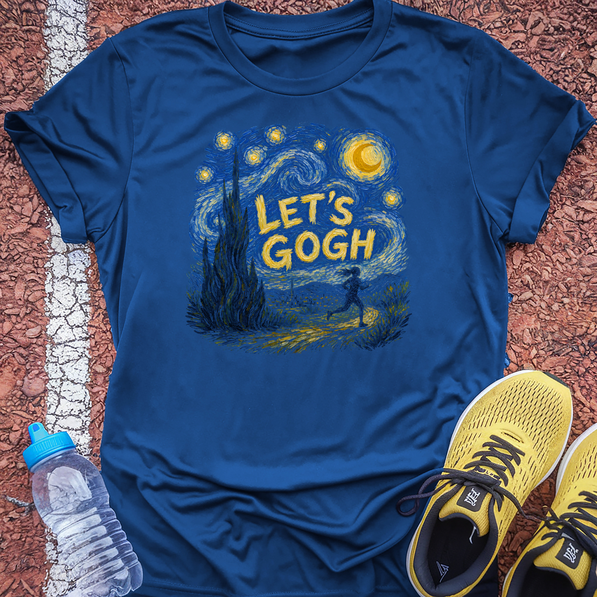 Let's Gogh T-Shirt - Royal