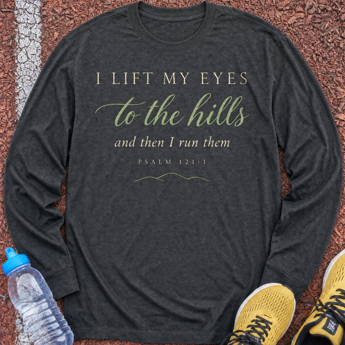 To The Hills Long Sleeve - Dark Heather