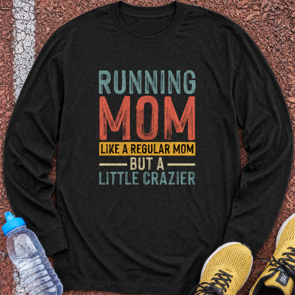 Running Mom Long Sleeve - Black