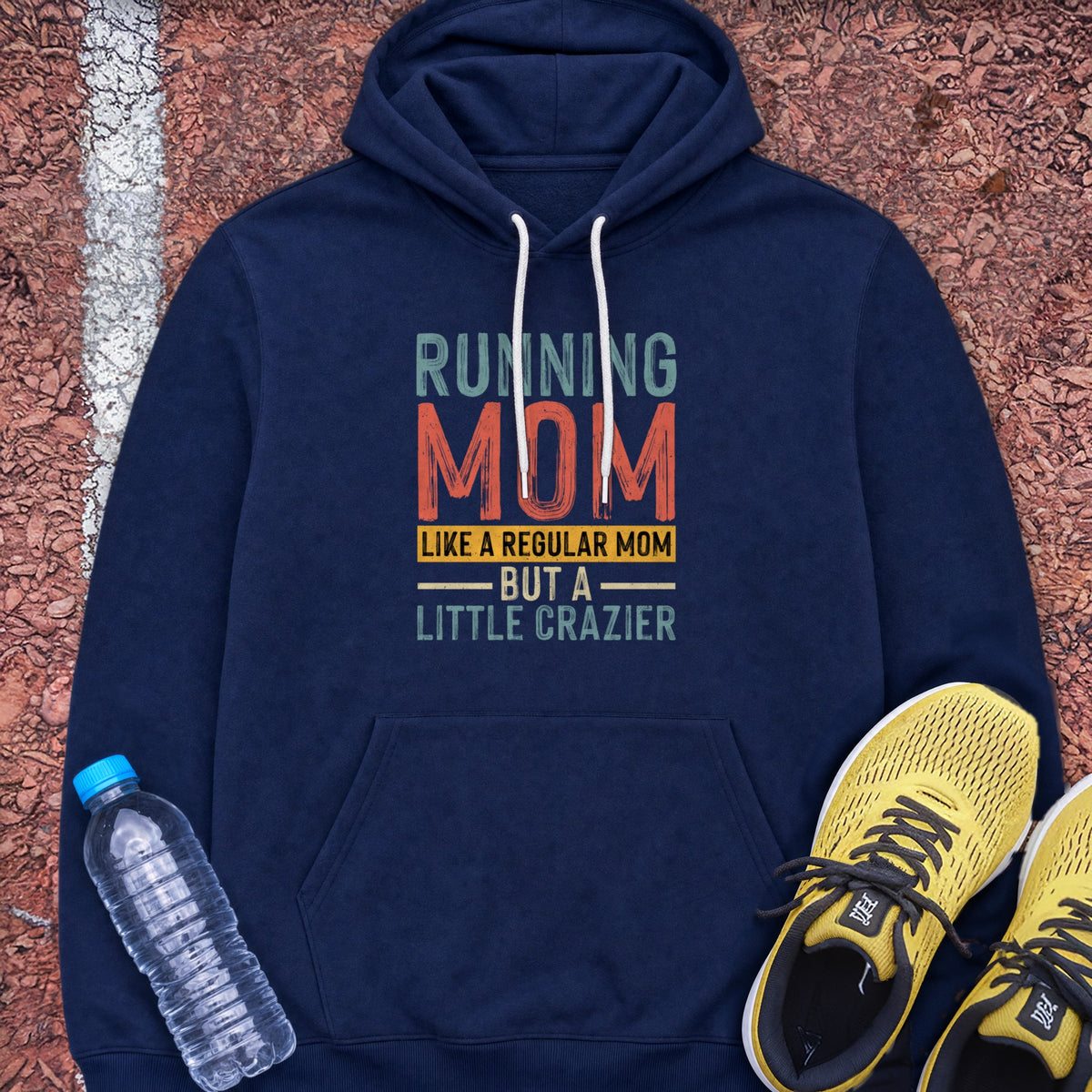 Running Mom Hoodie - Navy
