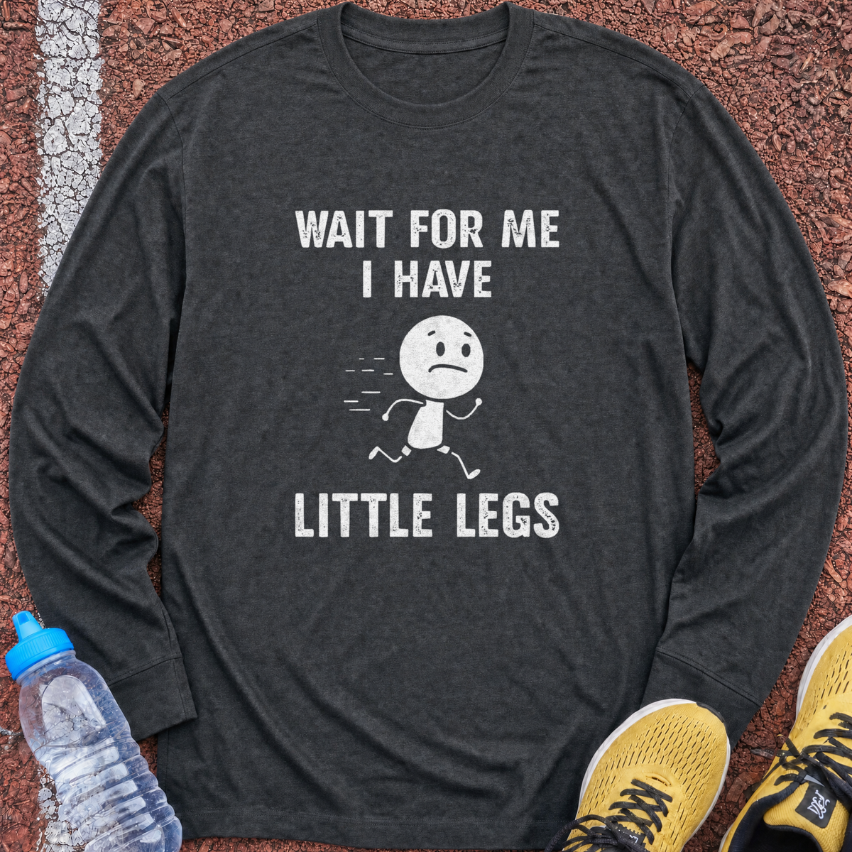 Little Legs Long Sleeve - Dark Heather