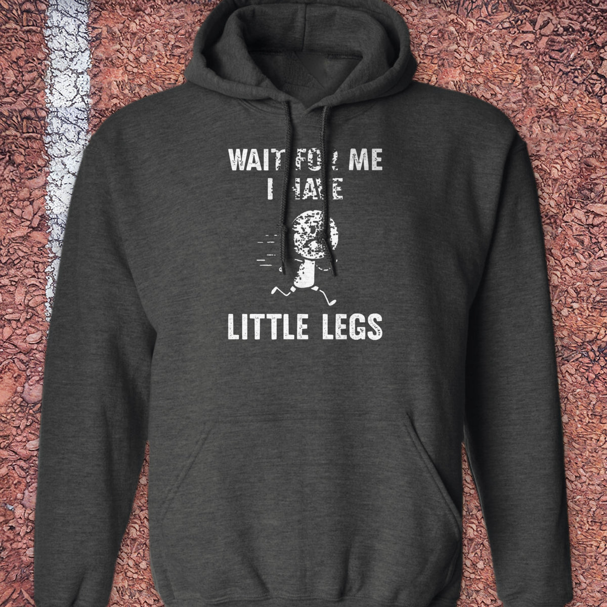 Little Legs Hoodie - Dark Heather