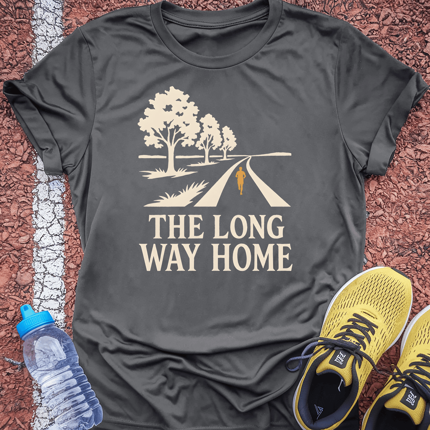 Long Way Home T-Shirt - Charcoal