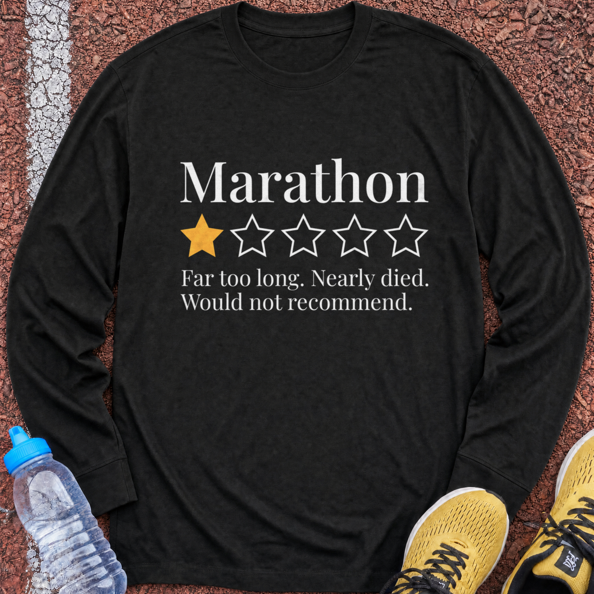 Marathon Review Long Sleeve - Black