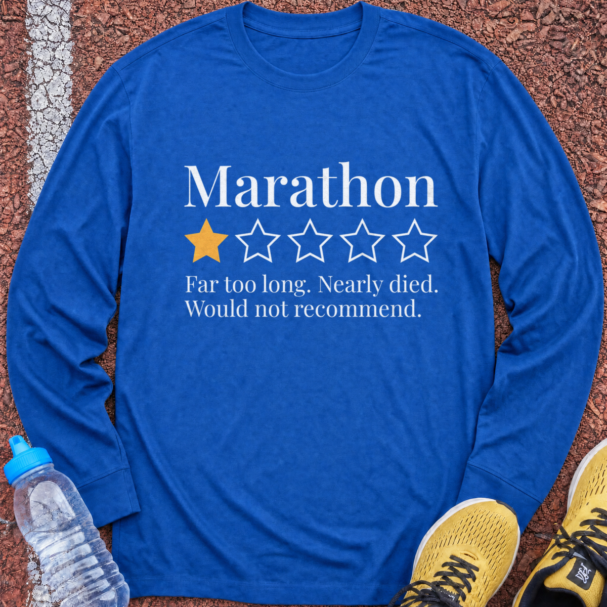 Marathon Review Long Sleeve - Royal
