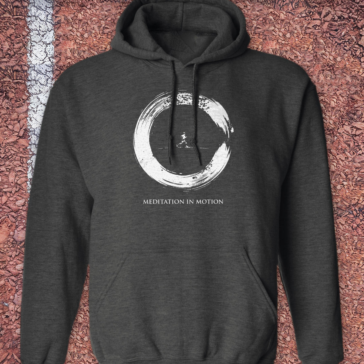 Meditation in Motion Hoodie - Dark Heather