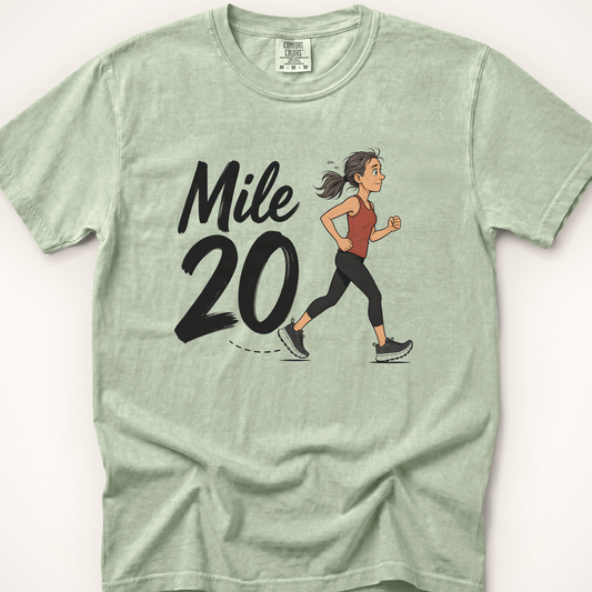 Mile 20 Runner T-Shirt - Bay
