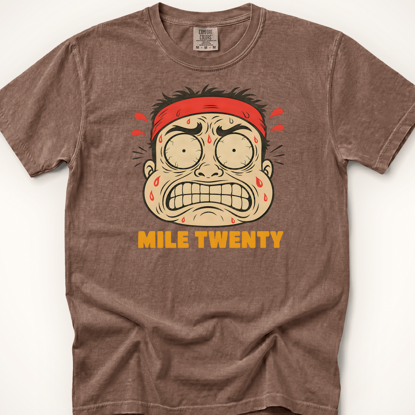 Mile Twenty Panic T-Shirt - Espresso