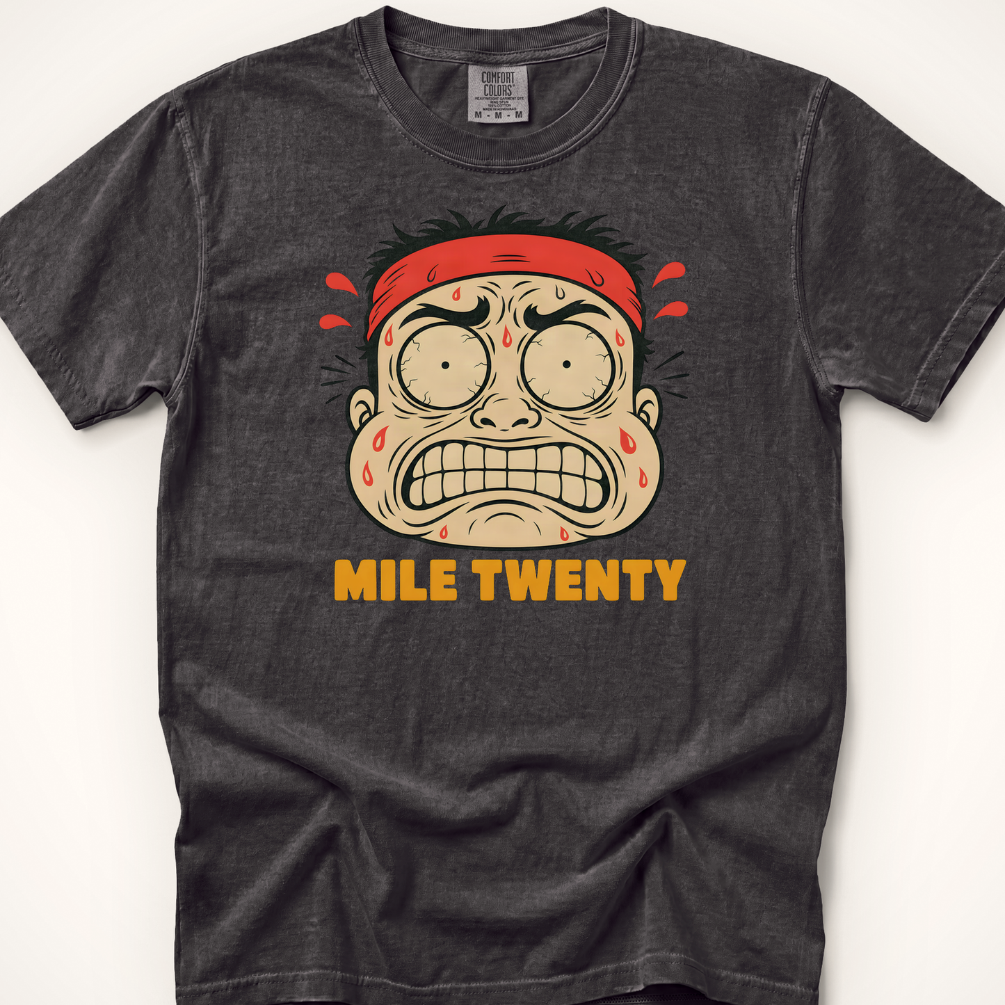 Mile Twenty Panic T-Shirt - Graphite