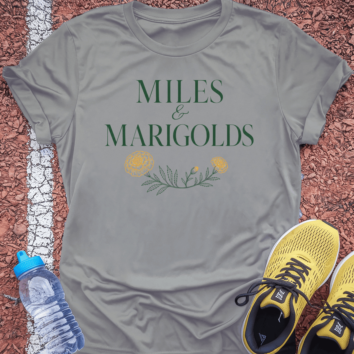 Miles and Marigolds T-Shirt - Sport Grey