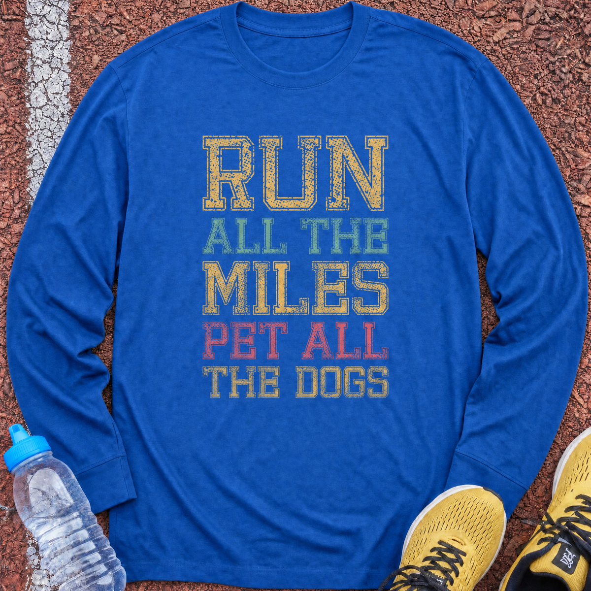Miles & Dogs Long Sleeve - Royal