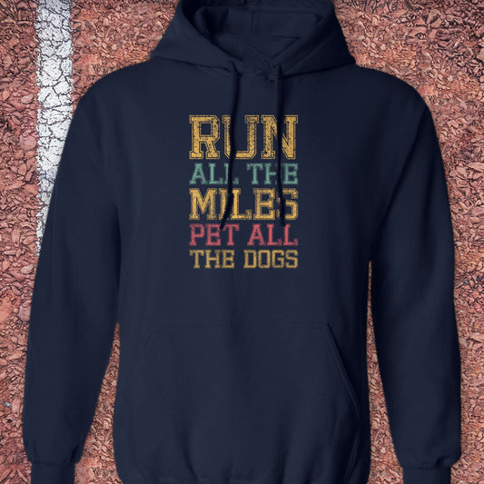 Miles & Dogs Hoodie - Navy