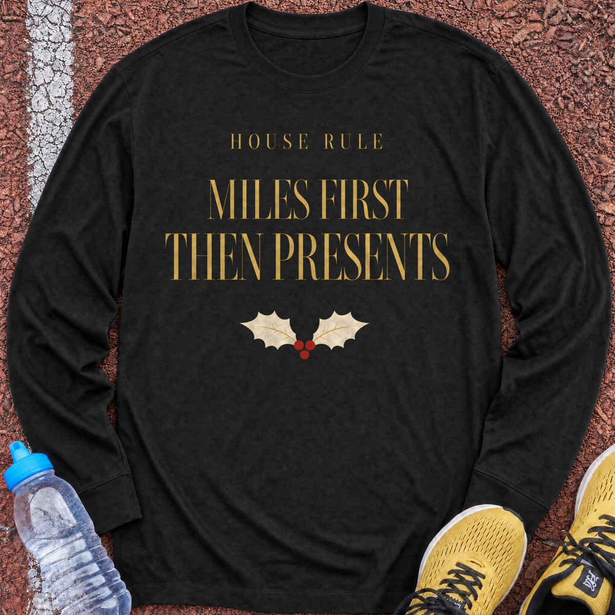 Miles First Then Presents Long Sleeve - Black