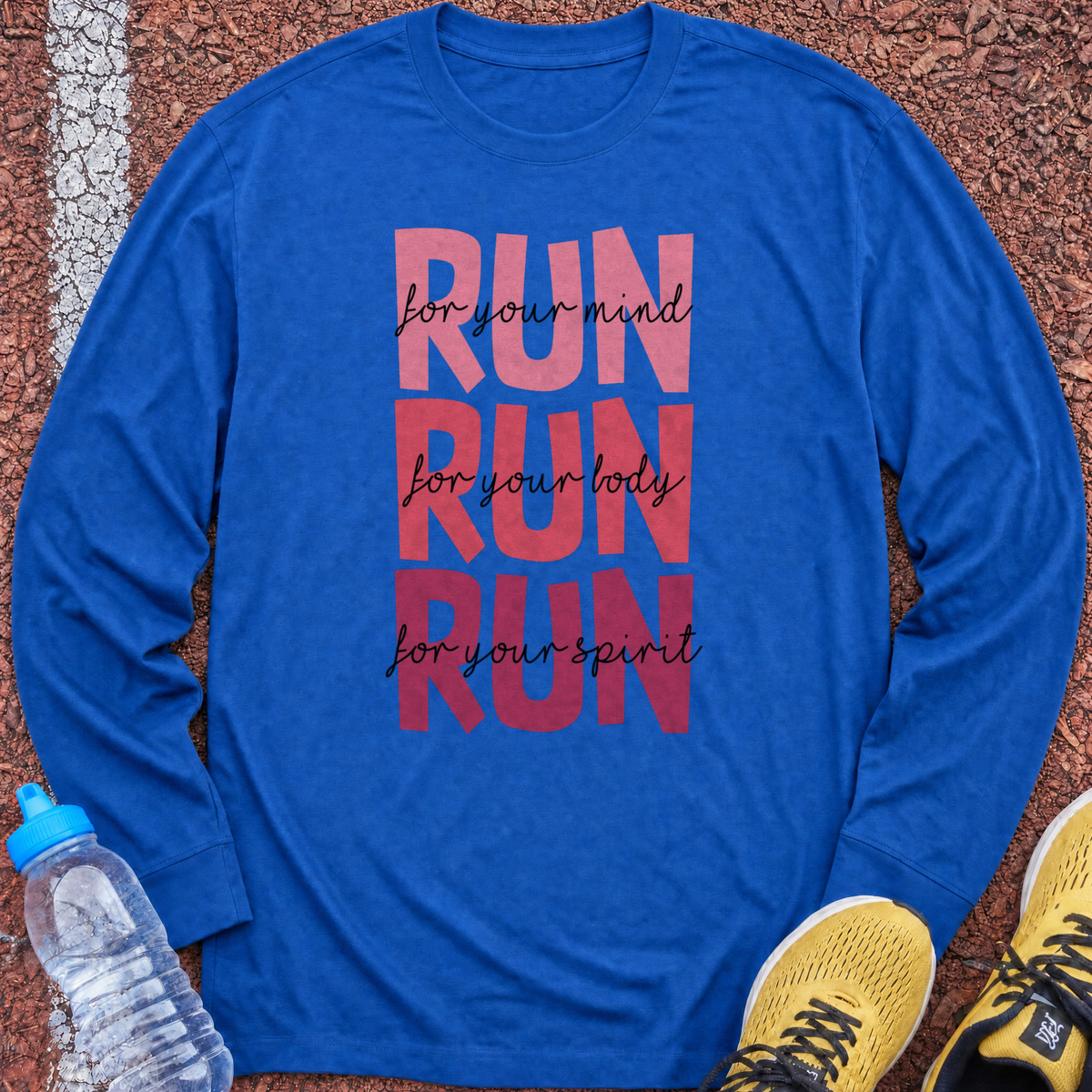 Mind, Body, Spirit Long Sleeve - Royal