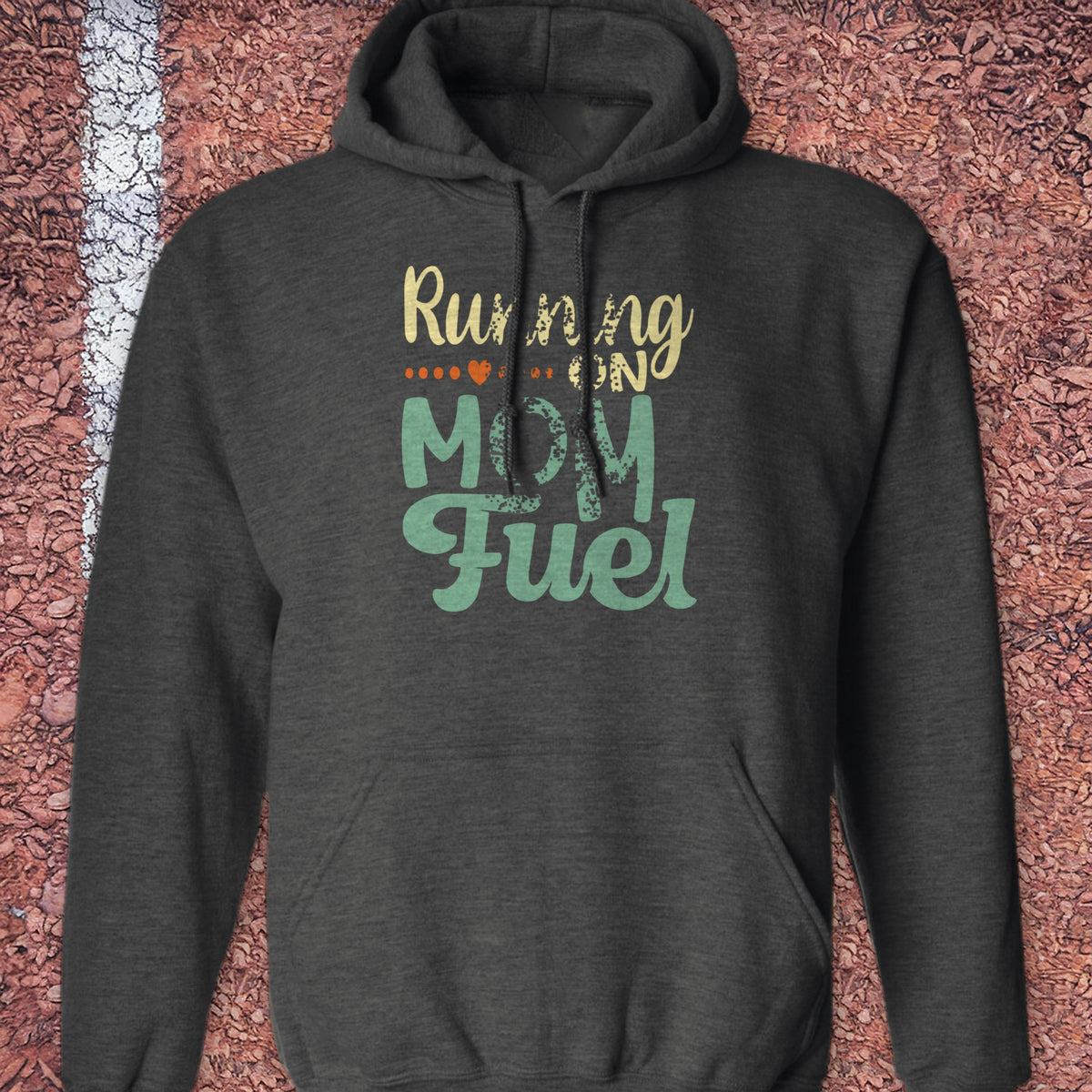 Mom Fuel Hoodie - Dark Heather