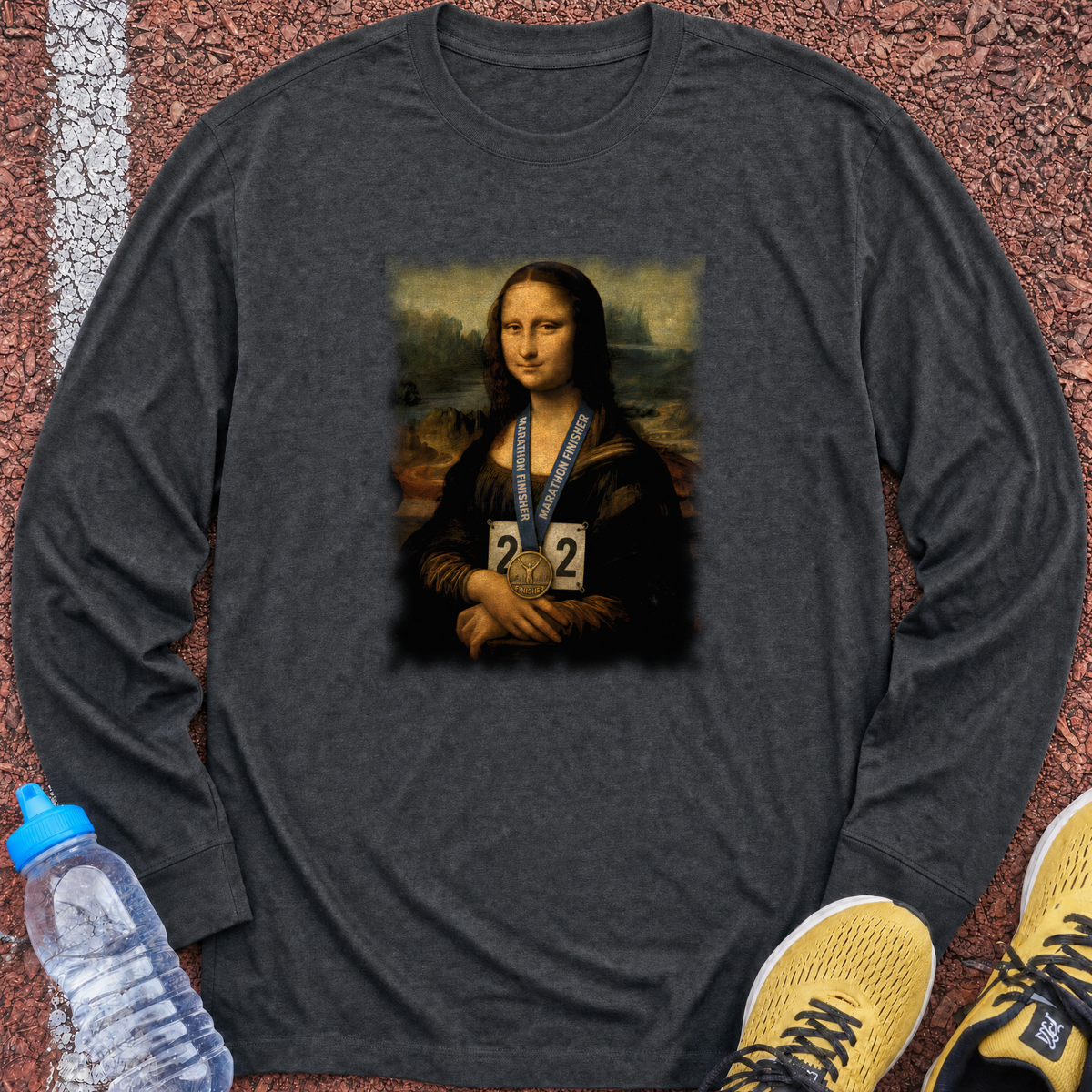 Mona Lisa Finisher Long Sleeve - Dark Heather