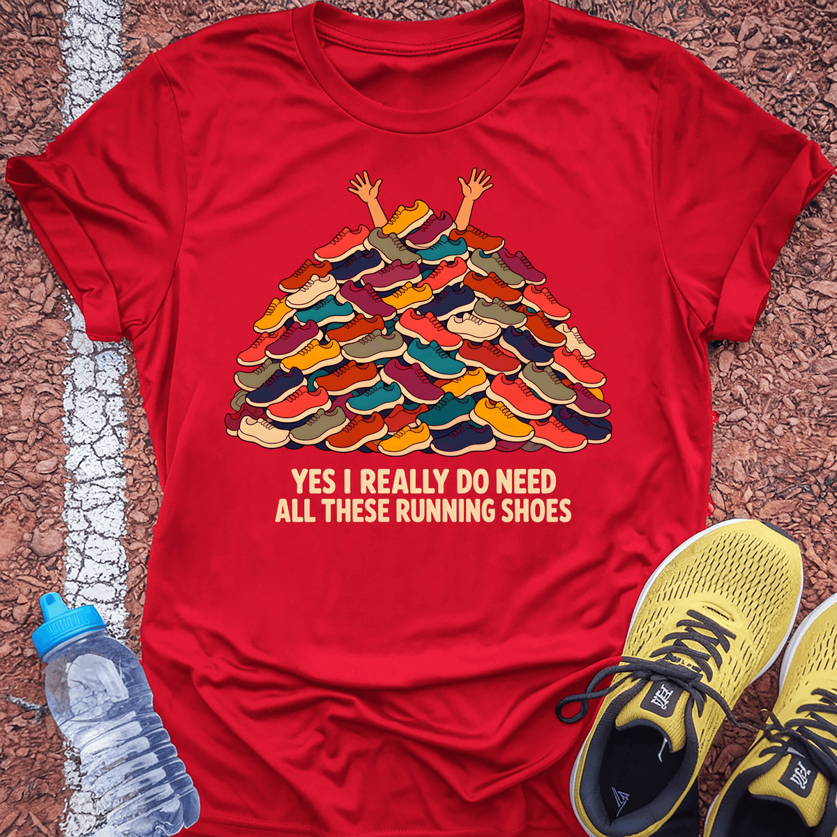More Shoes T-Shirt - Red