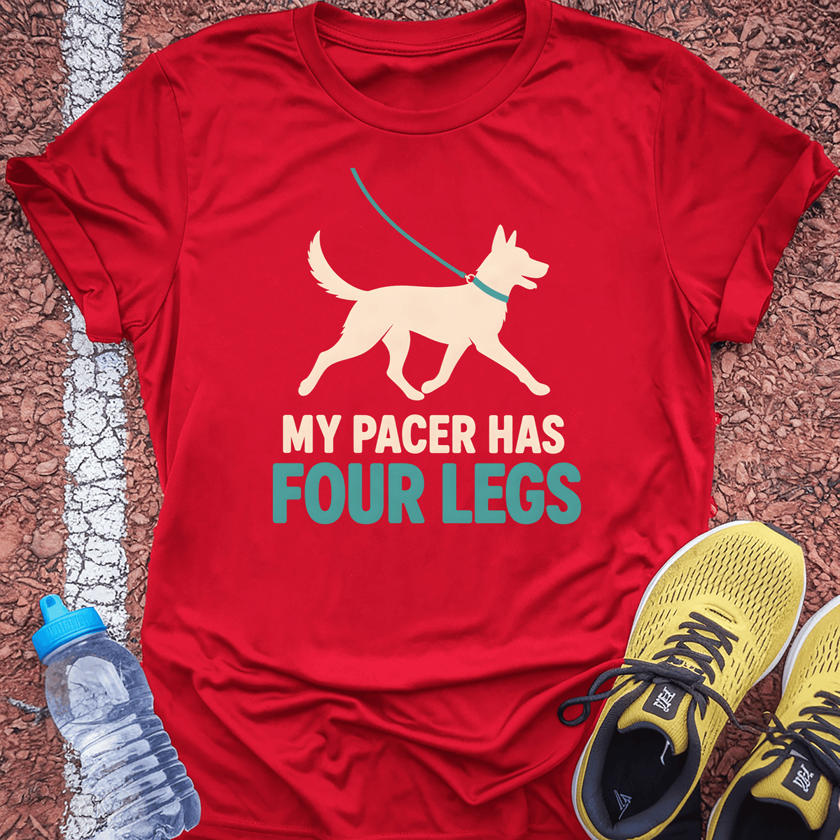 My Pacer Has Four Legs T-Shirt - Red