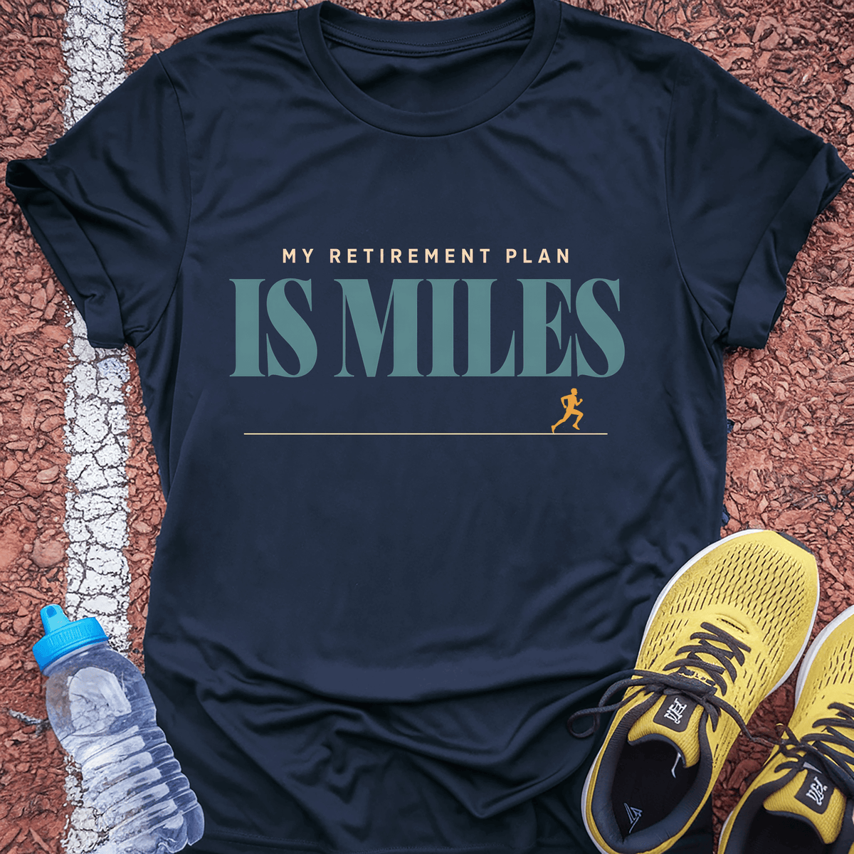 My Retirement Plan Is Miles T-Shirt - Navy