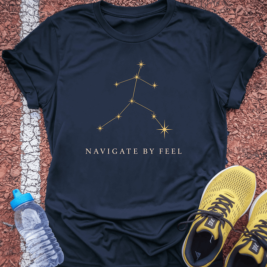 Navigate by Feel T-Shirt - Navy