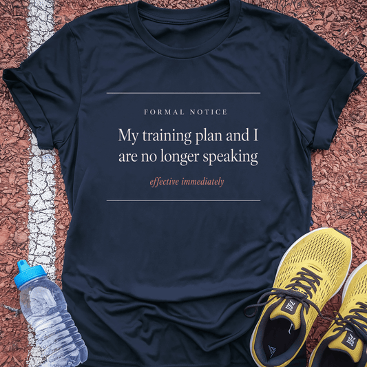 No Longer Speaking T-Shirt - Navy