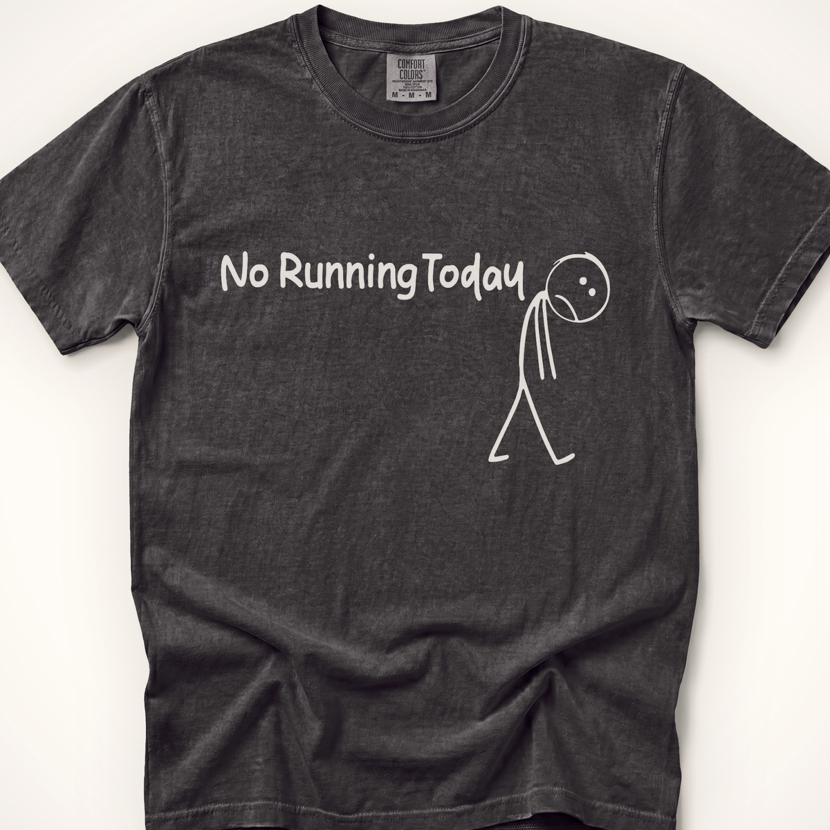No Running Today CC - Graphite