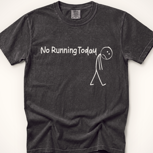 No Running Today CC - Graphite